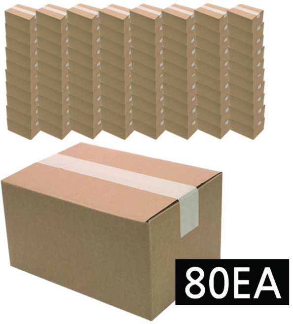 코멧 택배박스, 베이지, 80개