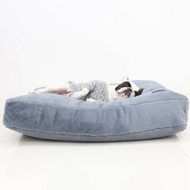 레드퍼피 네프 쉘 사각 강아지 방석, 다크그레이, 1개