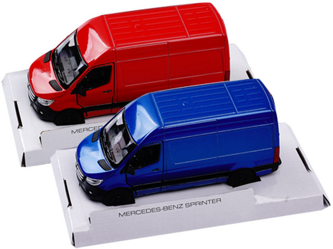킨스마트 메르세데스 벤츠 스프린터 2종 세트, 랜덤발송(레드, 블루, 화이트, 블랙), 1개