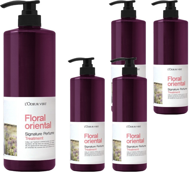 로더베르 시그니처 퍼퓸 트리트먼트 플로럴오리엔탈, 1L, 5개