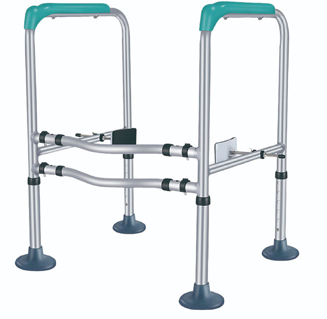 Fullicon 護立康 無背馬桶起身助力架, 1個, 綠色 + 銀色