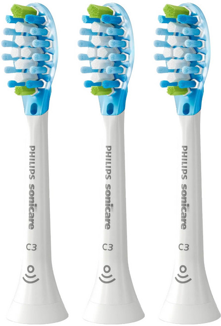 PHILIPS 飛利浦 sonicare DC Smart智能清潔刷頭3件組 白色, 1組, HX9043/67