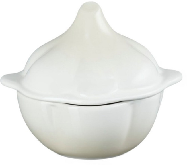 LE CREUSET 瓷器大蒜造型烤盅, 蛋白霜, 1個