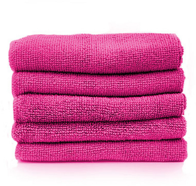 월드크린 고급 경편 극세사 행주 대형 핑크, 5개