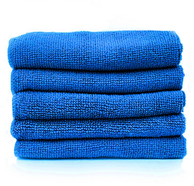 월드크린 고급 경편 극세사 행주 대형 블루, 5개