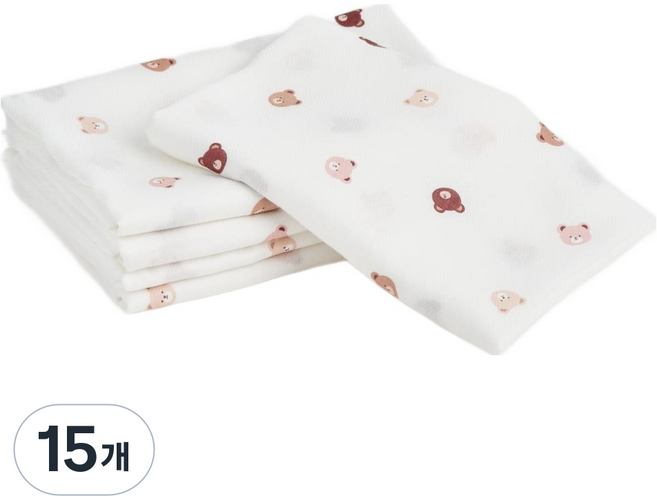 agazzang 空氣布尿布 大型, 小熊, 15個