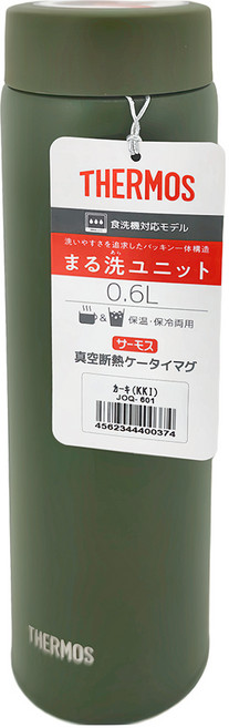 THERMOS 膳魔師 不銹鋼保溫杯 JOQ-601, 卡其色KKI, 600ml, 1個