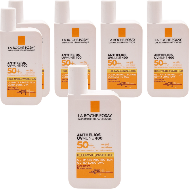 LA ROCHE POSAY 理膚寶水 安得利清爽極效夏卡防曬液 SPF50+ PA++++, 50ml, 6瓶