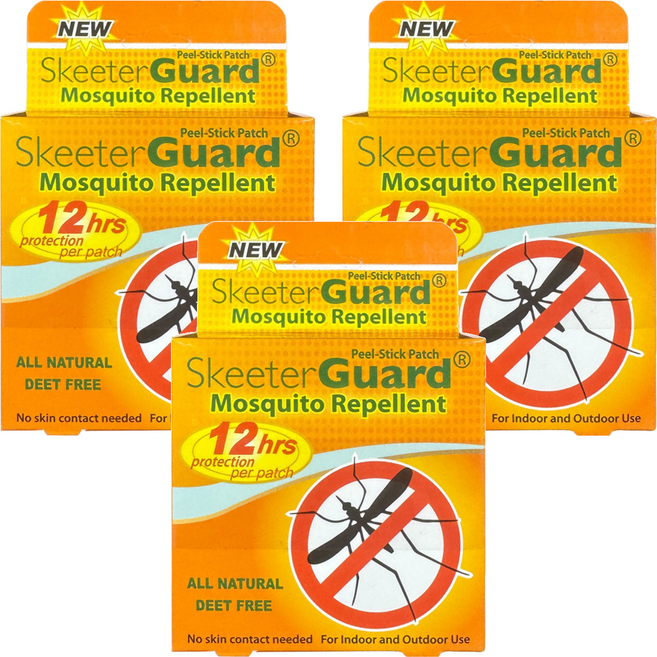 Skeeter Guard 12hr長效防蚊大貼片, 30片, 3盒