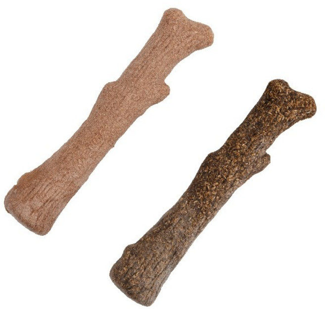 Petstages 森林史迪克 M-2件組, 棕色, 2入