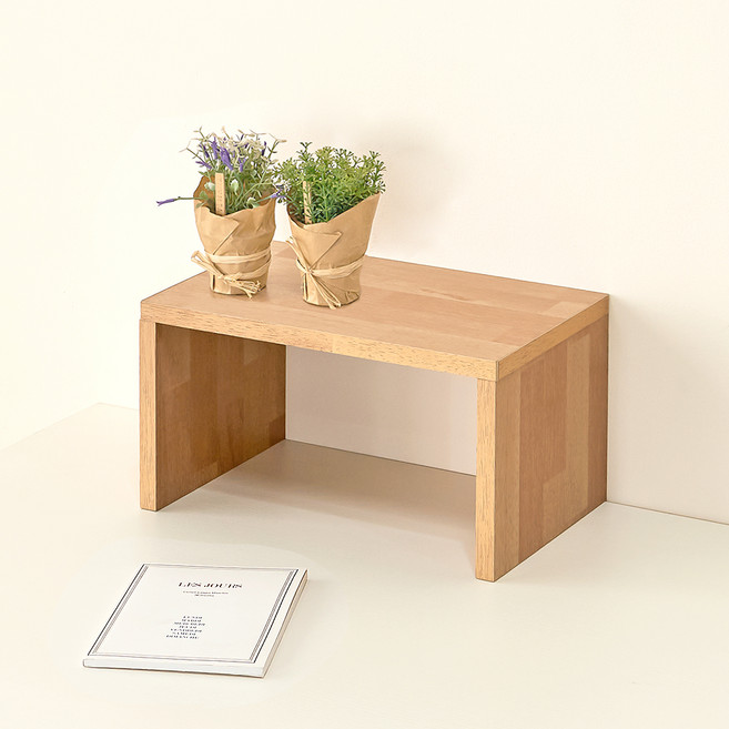 양지가구 양발이 선반, 멀바우, 1단