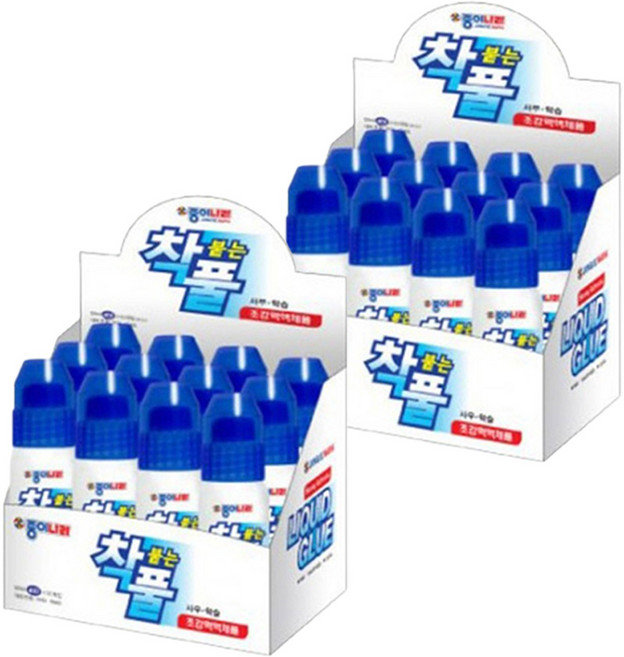 종이나라 착붙는풀 착풀, 50ml, 24개