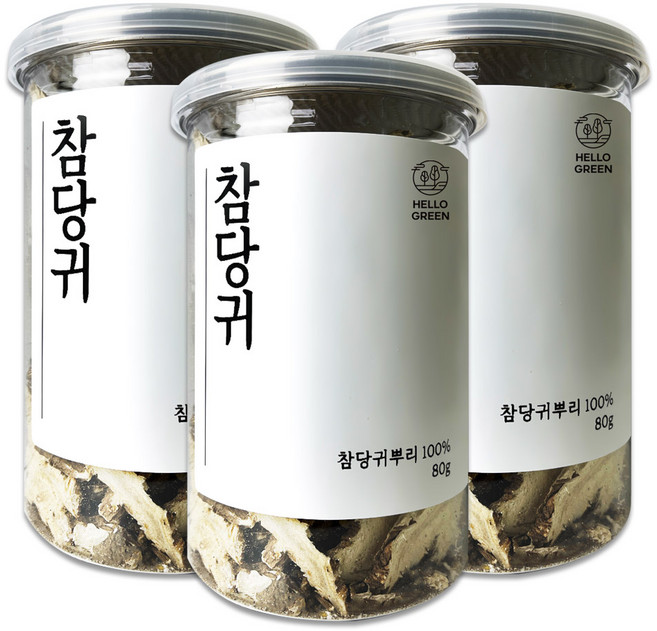 헬로우그린 국내산 참당귀, 80g, 3개