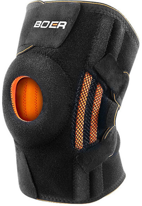 보어스포츠 엠코어 스프링 탄력 무릎보호대 k-92, 1개