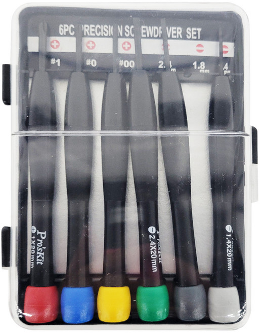 Pro'sKit 寶工 彩頭十 + 一字鐘錶起子 8PK-2160 6件組, 1組