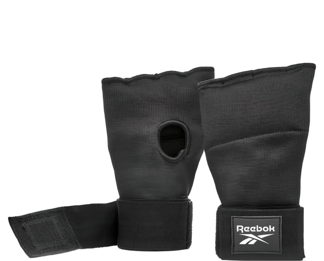 Reebok 銳步 Pro Quick Wraps 拳擊快速手綁帶, 黑色, 2個