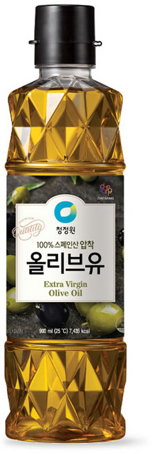 청정원 엑스트라버진 올리브유, 900ml, 1개