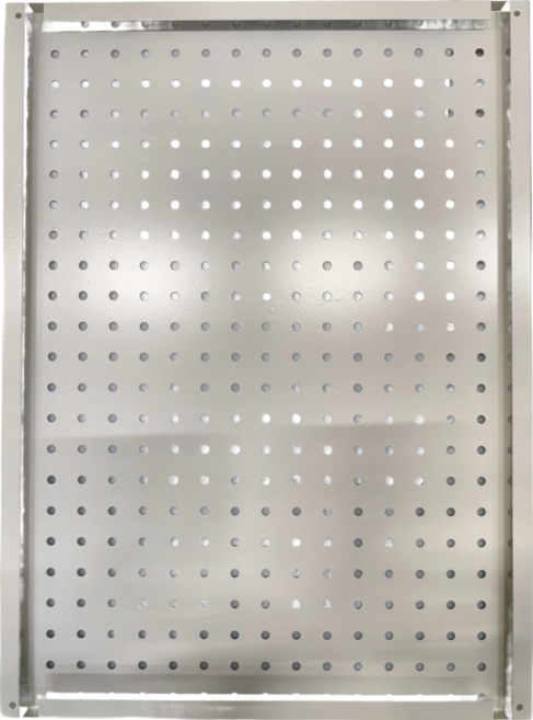 撥撥的架子 洞洞板 58 x 43cm, 1個, 平白色