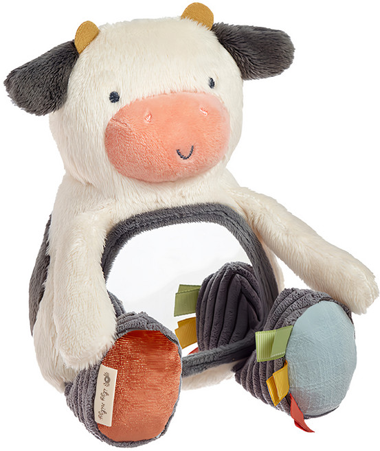 Itzy Ritzy 寶寶感統安全鏡, 萌萌乳牛, 1個