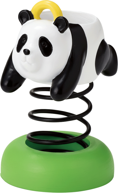 SETOCRAFT 動物彈簧筆架, 貓熊, 1個