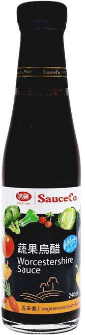 味榮 蔬果烏醋 植物五辛素, 240ml, 1瓶