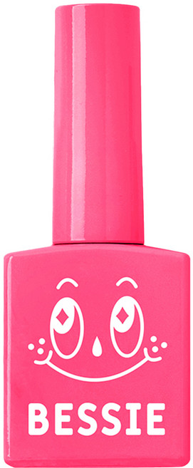 BESSIE 七彩系列 美甲凝膠 0.37 FL OZ/ 11ml, P11 亮粉色, 1瓶