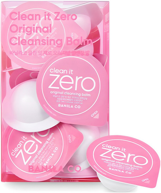 BANILA CO 芭妮蘭 Clean It Zero零感肌保濕卸妝膏旅行組, 3ml, 16顆