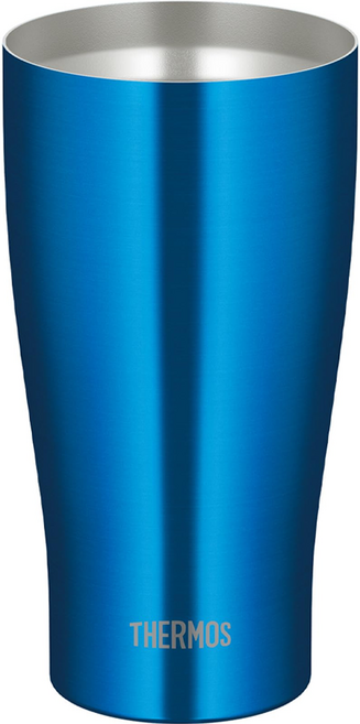 THERMOS 膳魔師 不鏽鋼真空冰沁杯 JDY-600C OBL, 600ml, 1個, 海洋藍