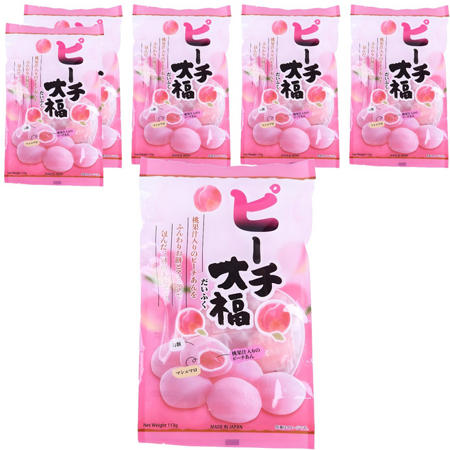 Kubota Seika 久保田 水蜜桃麻糬, 113g, 6個