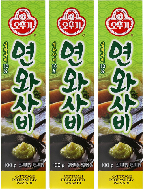 오뚜기 연와사비, 100g, 3개