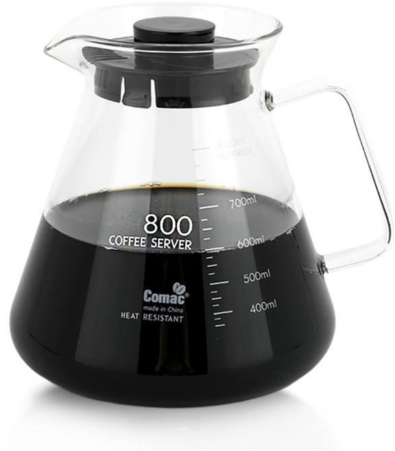 COMAC 玻璃咖啡壺G6 800ml, 混色​, 1入