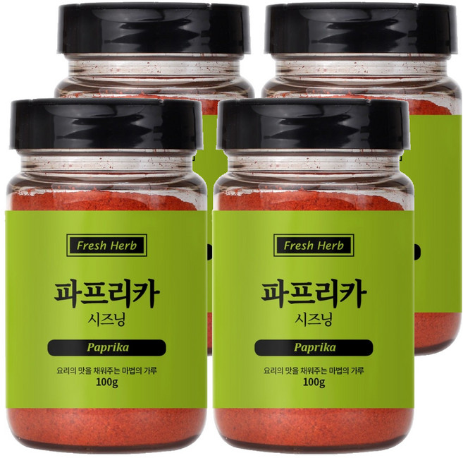 신선약초 파프리카 시즈닝, 100g, 4개