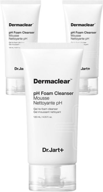 닥터자르트 더마클리어 pH 폼 클렌저, 120ml, 3개