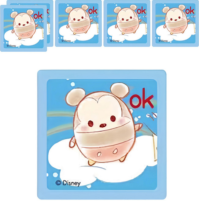 Disney 迪士尼 Ufufy 方形連續印章 OKUFST30-2, 6個