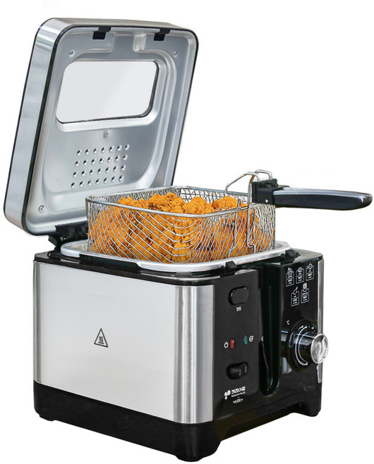 키친아트 허브 전기 튀김기 3L, KF-3033NK
