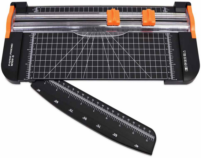 페이퍼프랜드 트리머 재단기 + 칼날, A4, N909-5(블랙)