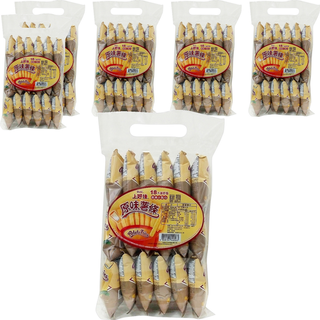 Oishi 上好佳 原味薯條, 90g, 6袋