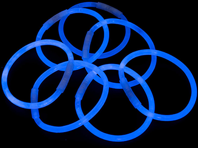 조이파티 야광팔찌 블루, 100개입, 1개