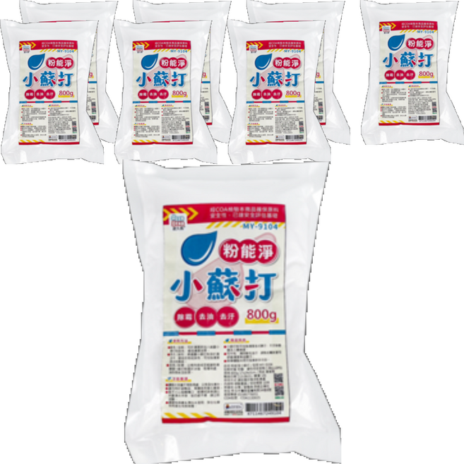 BEER BEAR 皮久熊 粉能淨小蘇打, 800g, 8包