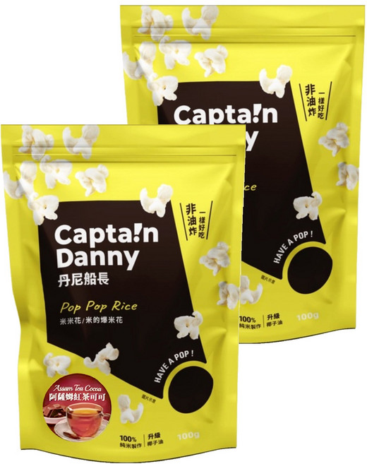 Captain Danny 丹尼船長 米米花 阿薩姆紅茶可可, 2包, 100g