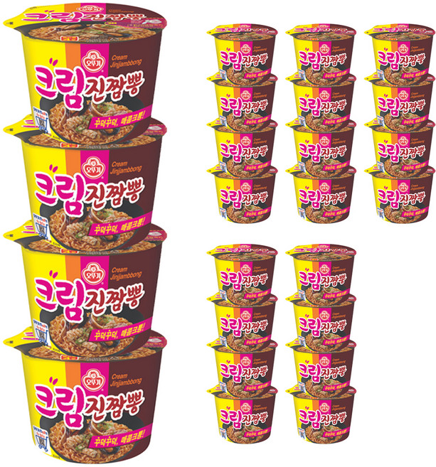 오뚜기 크림진짬뽕 컵 105g, 24개