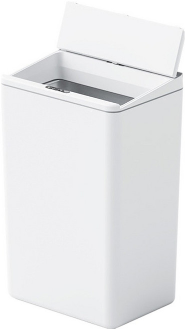折蓋智能感應垃圾桶, 灰白色