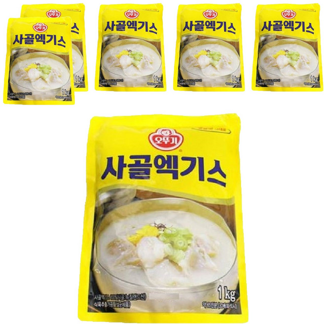 [오뚜기] 사골엑기스, 6개, 1kg