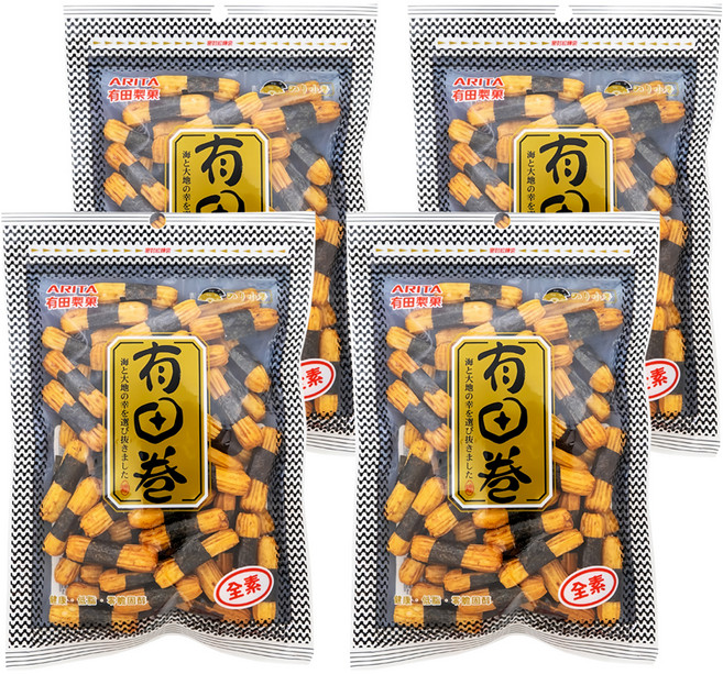 ARITA 有田製菓 海苔小卷, 50g, 4包