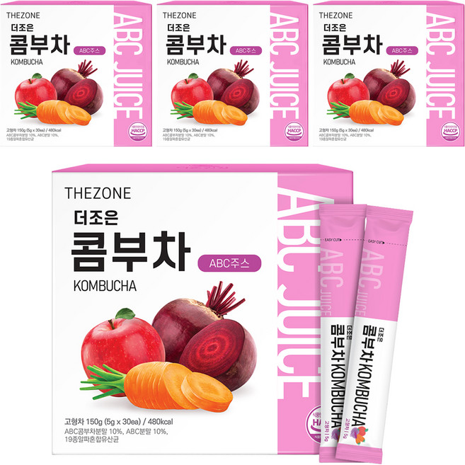 더존건강 더조은 콤부차 ABC주스, 5g, 30개입, 4개