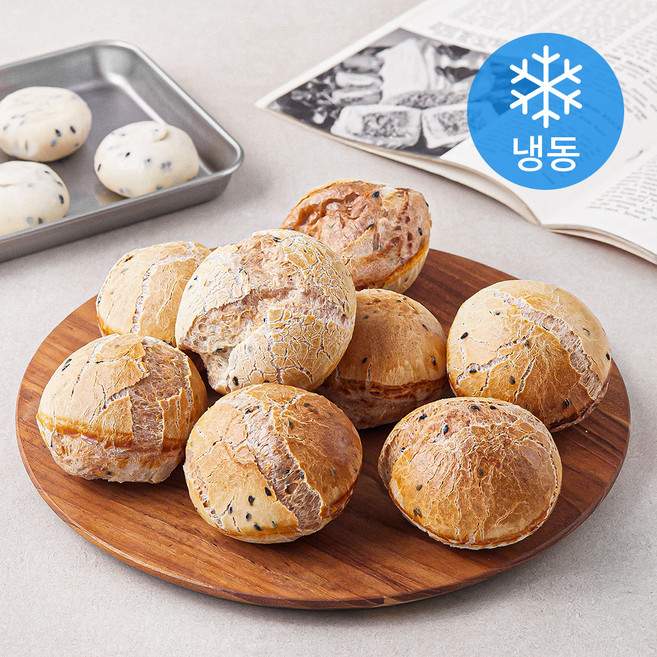 신라명과 오갓빵 깨찰빵 (냉동), 23g, 12개입, 1개