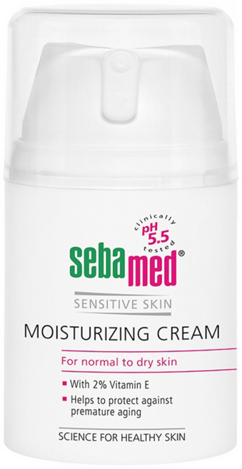 sebamed 施巴 保濕修護霜 含2%維他命E 適用於一般/敏感肌膚, 50ml, 1瓶