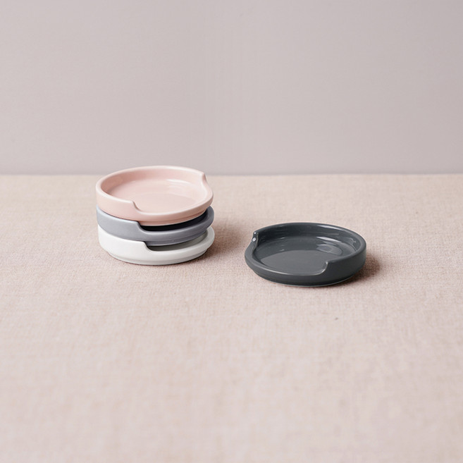BOWLBOWL 韓國製 Nordic BowlBowl 餐具架, 牛奶白+煙灰色+嫩粉色+炭灰色, 4個