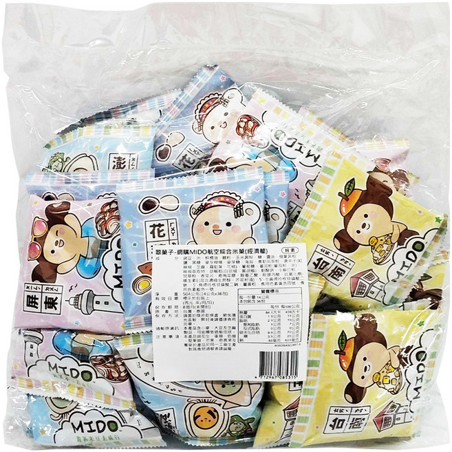 TRYGOODZ 翠菓子 MIDO航空綜合米果 經濟艙 36包, 504g, 1袋