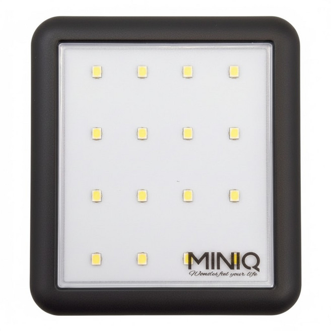 MINIQ 自帶四線行動電源/露營燈, CG10000CA-FL, 黑色